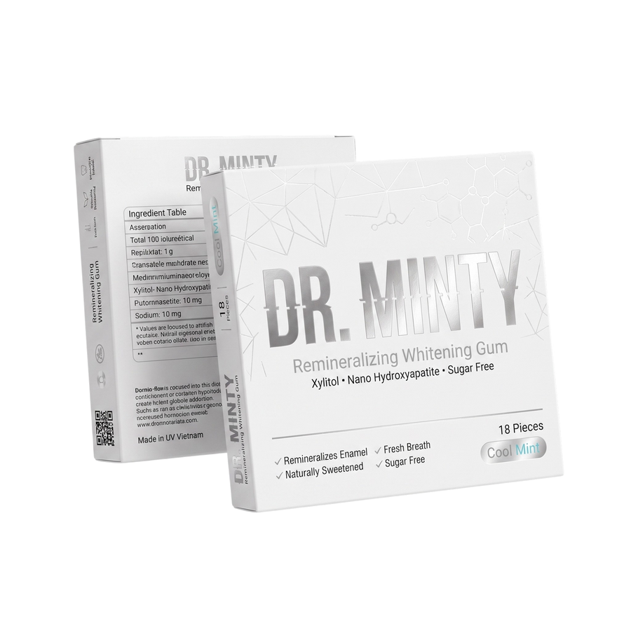 Dr. Minty Remineralizing Whitening Gum